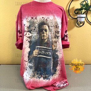 NEW ADULT UNISEX XLARGE Tee "Haddonfield Mug Shot"